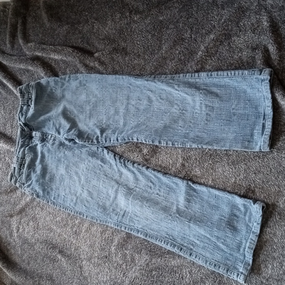 Isabella Bird/ The Territory Ahead textured retro jeans